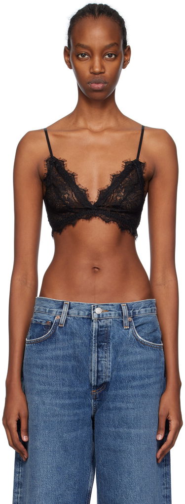 Modrček Anine Bing Scalloped Lace Bra Črna | A-10-0003-000, 0
