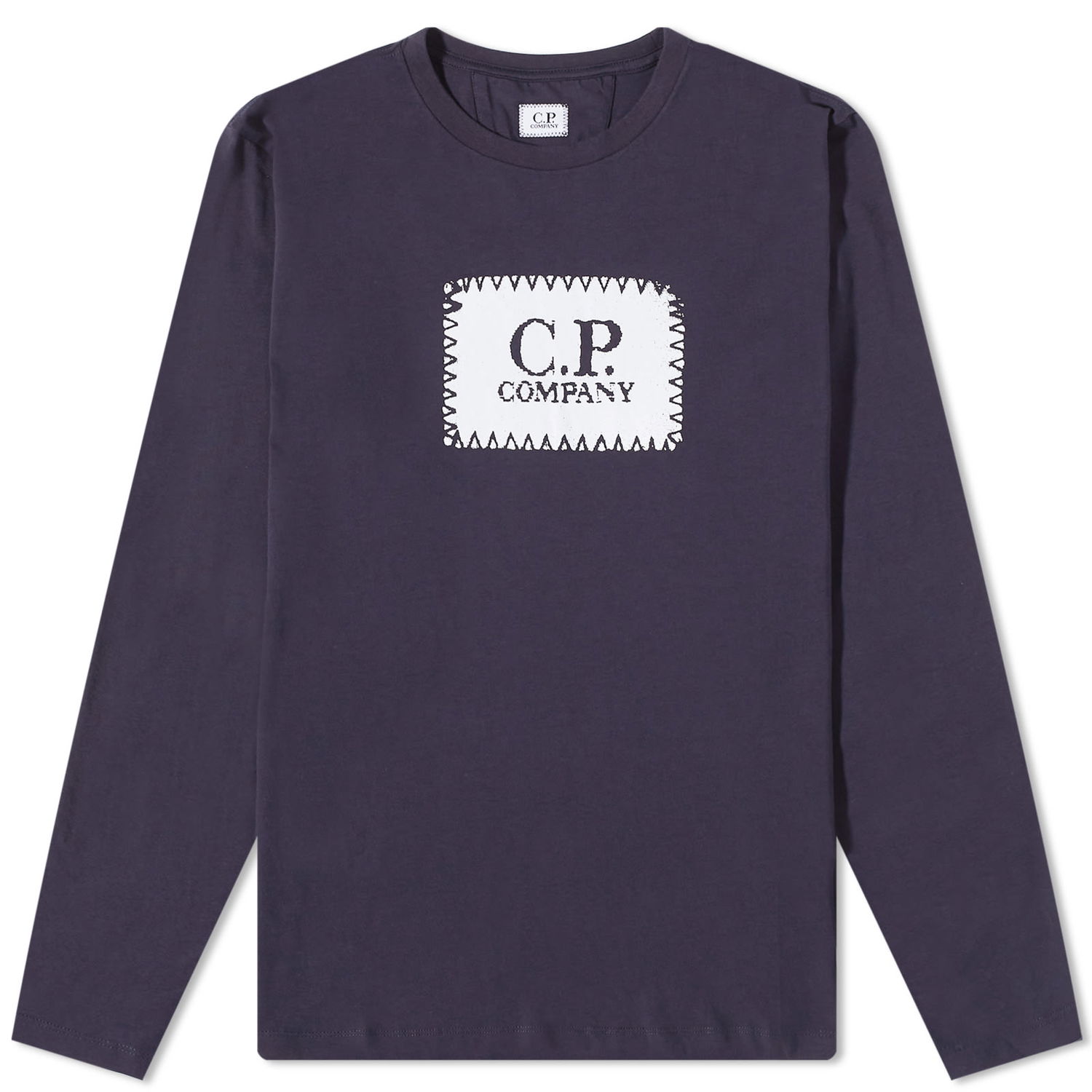Majica C.P. Company Long Sleeve Patch Logo Tee Mornarica | 14CMTS043A-005100W-888, 0