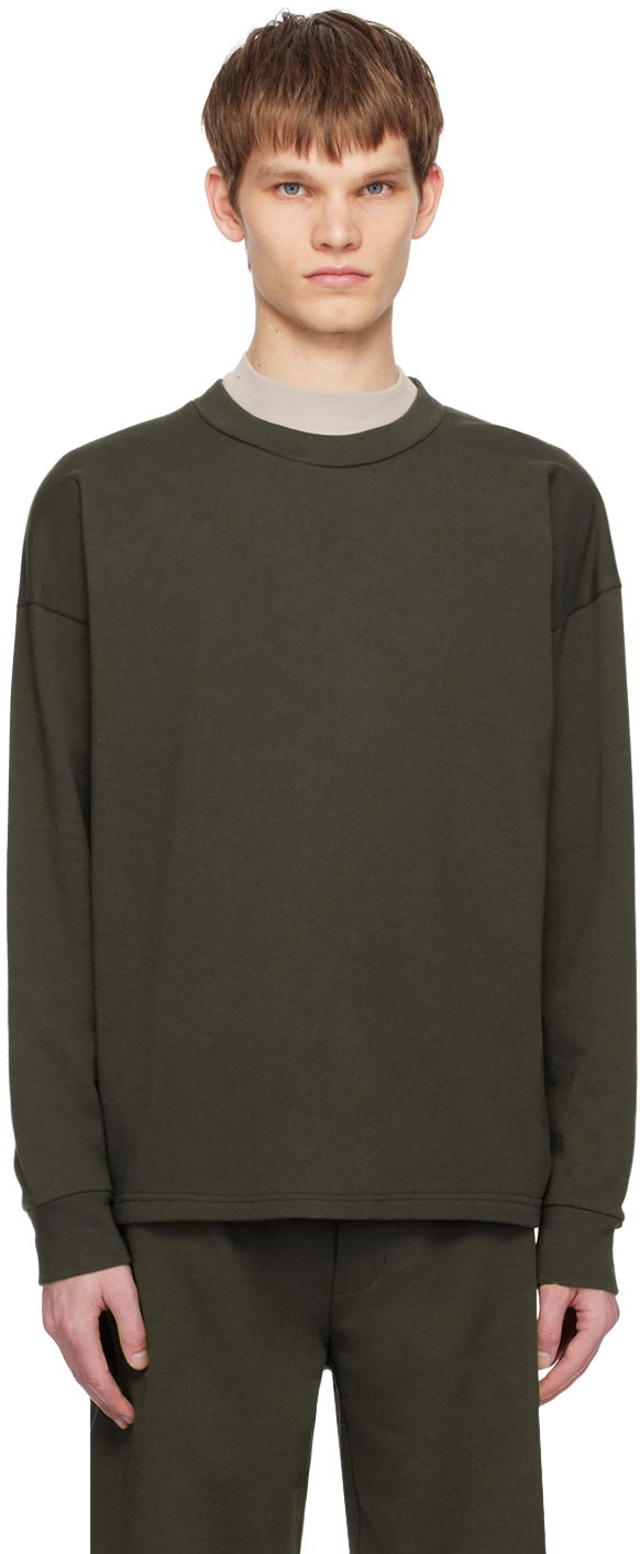 Pulover The Row Relaxed Fit Sweatshirt Zelena | 390-K290
