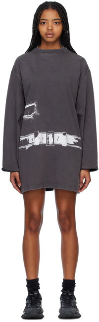 We11done Trompe L'Oeil T-Shirt Minidress