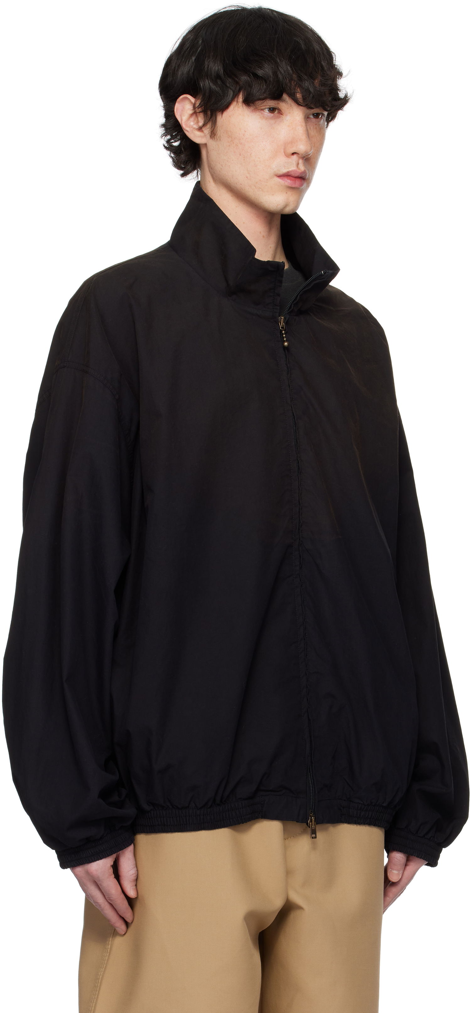 Vetrovka Acne Studios Printed Logo Zipper Jacket Črna | B90791-, 1