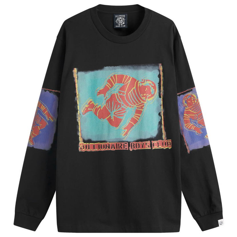 Majica BILLIONAIRE BOYS CLUB Billionaire Boys Club Astro Portrait Long Sleeve T-Shirt Črna | B25151-BLK