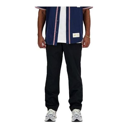 Hlače New Balance Icon Twill Tapered Pants Črna | AMP41575-BK