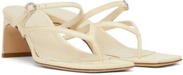 Oblačila Aeyde Aeyde Giselle Heeled Thong Sandals Bež | A11-HS-GLIS55TB27-SS24-100-028, 3