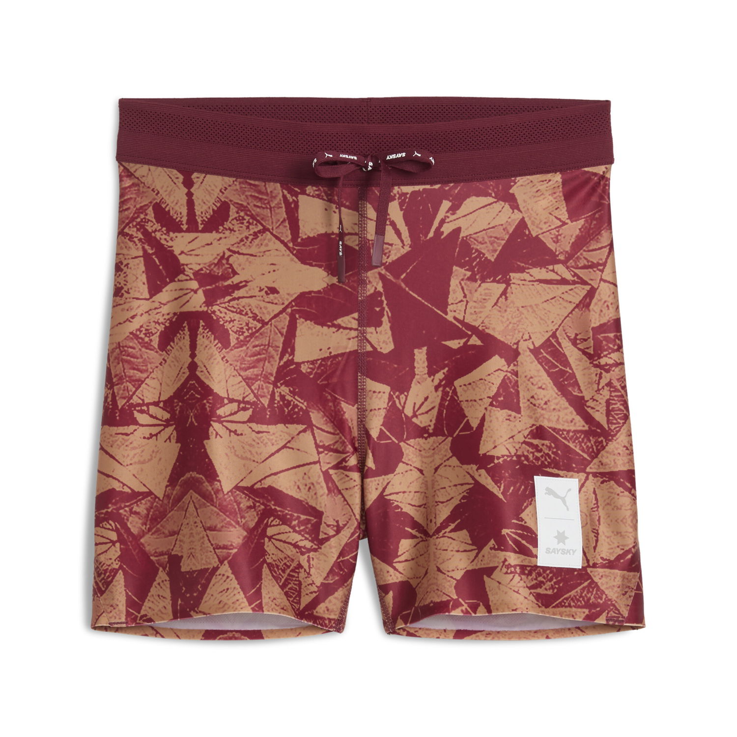 Kratke hlače Puma PUMA x SAYSKY Geometric Pattern Short Running Tights Bordo | 527834_90, 0