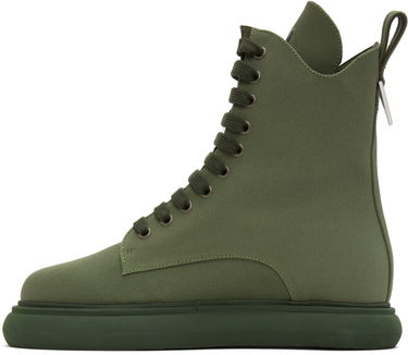 Oblačila The Attico Attico Selene Canvas Ankle Boots Zelena | 221WS443 C008, 2