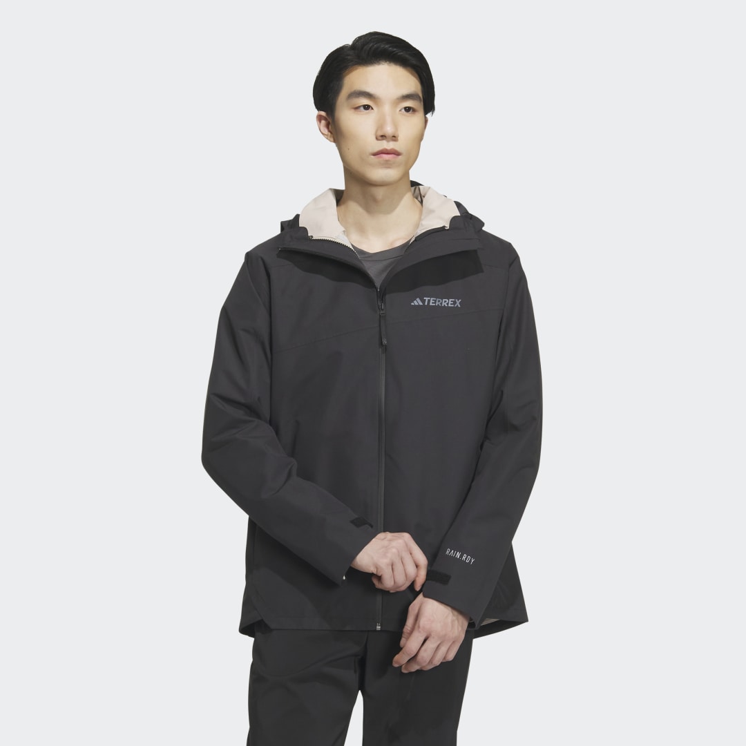 Jakna adidas Performance THREE-IN-ONE RAIN.RDY SOFT SHELL JACKET Črna | IL8974, 1