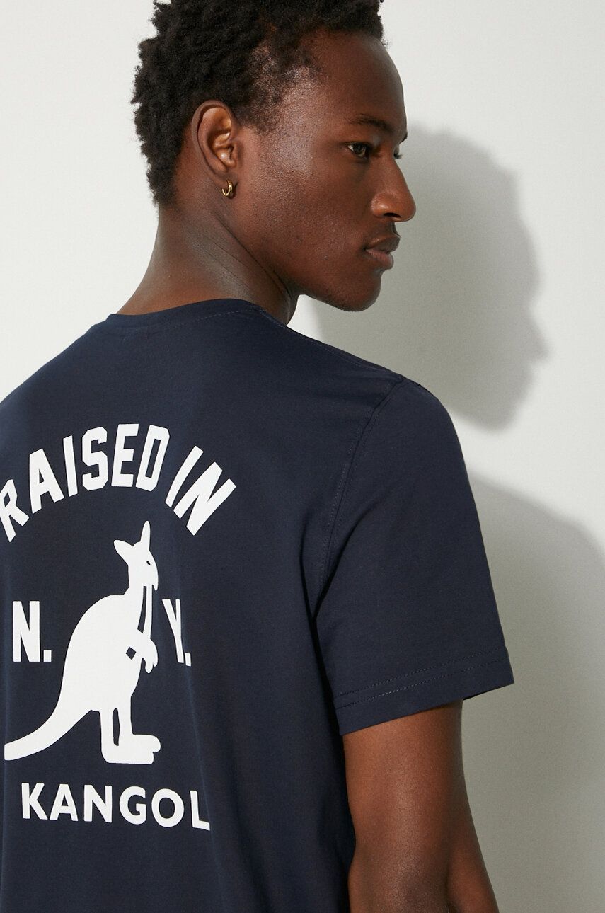Majica Kangol Heritage Basic T-Shirt With Print Modra | KLHB003, 0