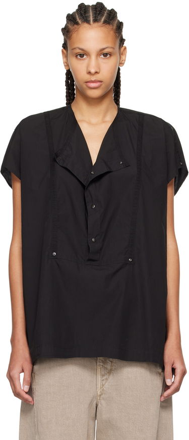 Majica brez rokavov LEMAIRE Cap Sleeve Blouse Črna | TO1185 LF1218, 0