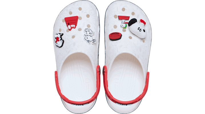 Superge in čevlji Crocs Peanuts Classic Clogs Bela | 211124-90H