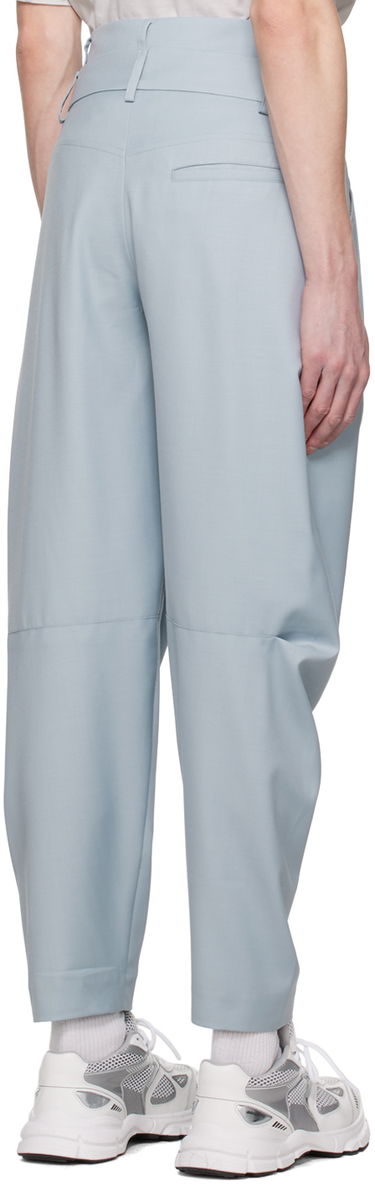 Hlače Feng Chen Wang Feng Chen Wang Double Waistband Trousers Modra | FUS15TR05, 2