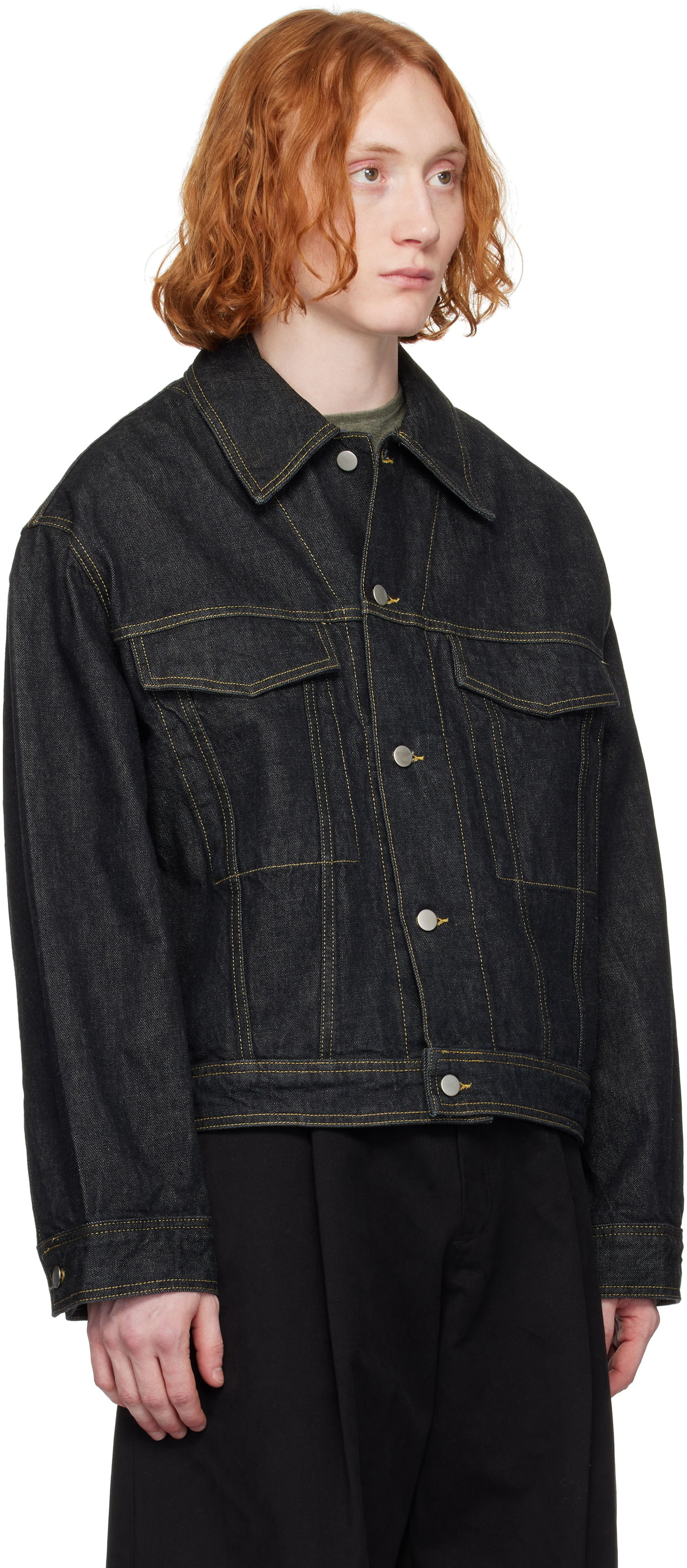 Jakna Studio Nicholson Studio Nicholson Stein Denim Jacket Modra | STEIN SNM - 1299, 1