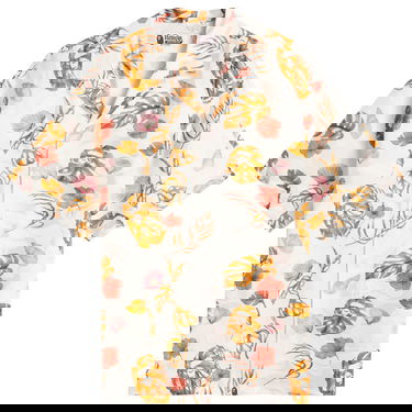 Srajce BAPE A Bathing Ape Vacation Pattern Open Collar Shirt, Size Large Bela | 001SRL301308M-WHT, 0