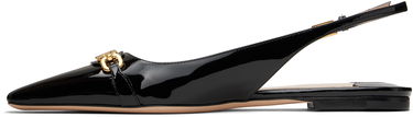 Modni dodatki Tom Ford Tom Ford Whitney Patent Leather Slingback Ballerinas Črna | W3556-LCL072G, 2
