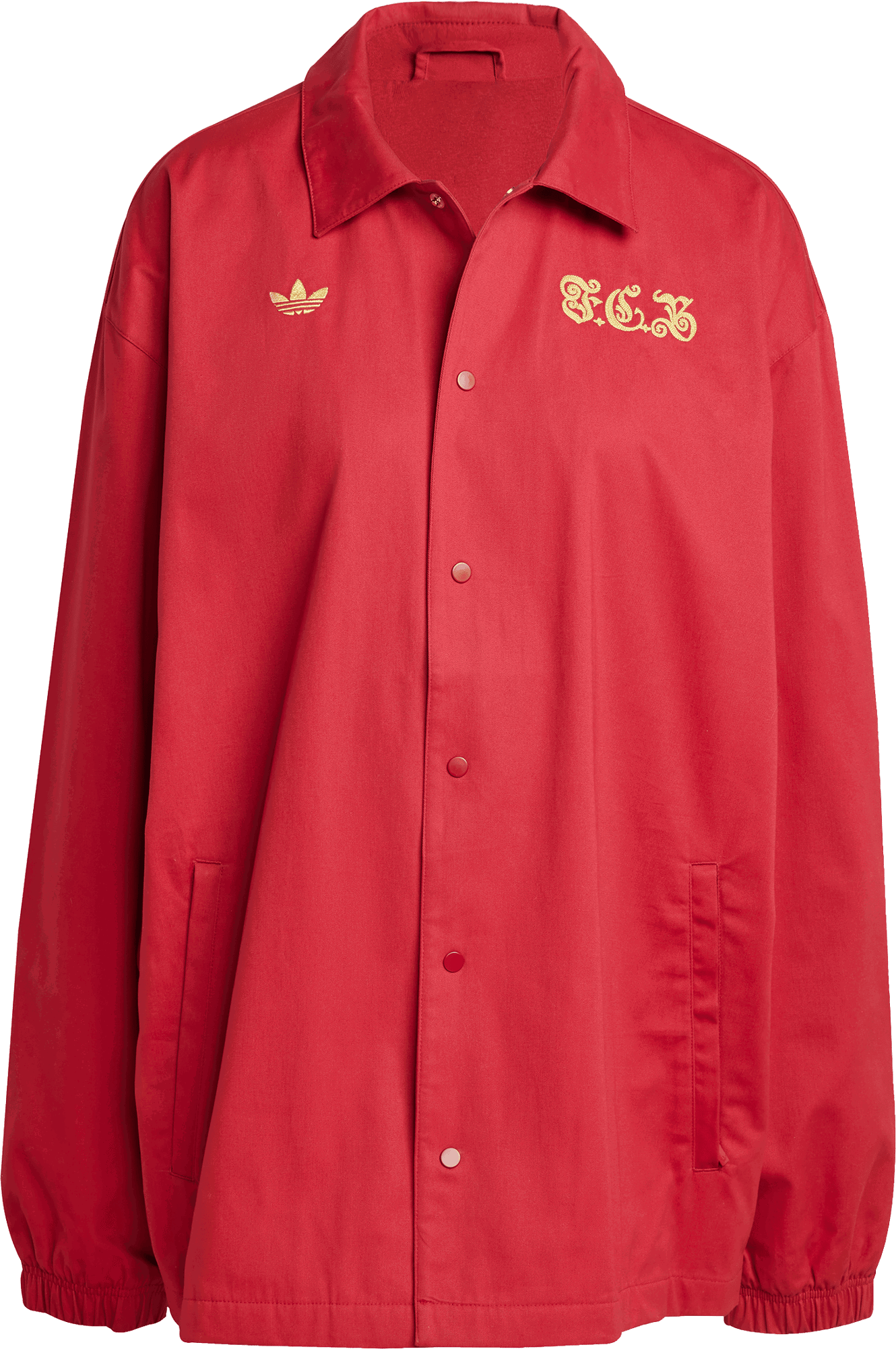 Vetrovka adidas Performance FC Bayern Anniversary Coach Jacket Rdeča | JF0585, 1