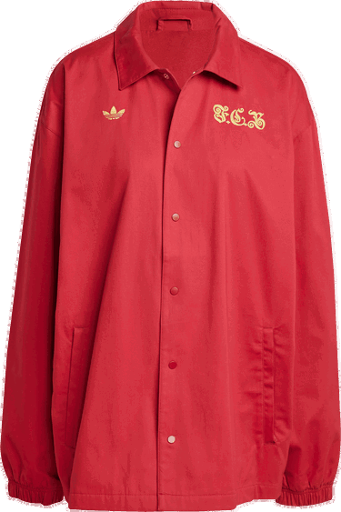 Vetrovka adidas Performance FC Bayern Anniversary Coach Jacket Rdeča | JF0585, 1