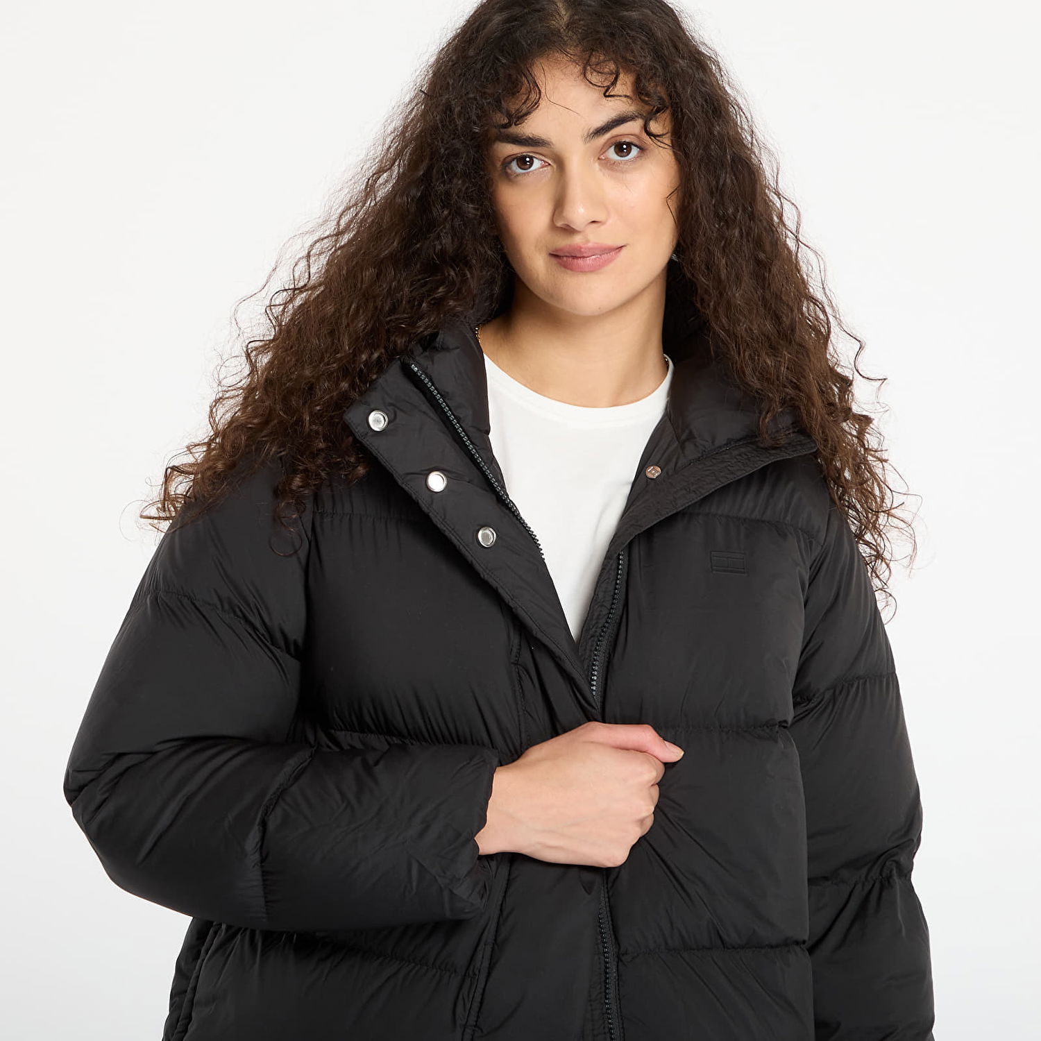 Puhovka Tommy Hilfiger Modern Down Reg Coat Črna | WW0WW46535-BDS, 1