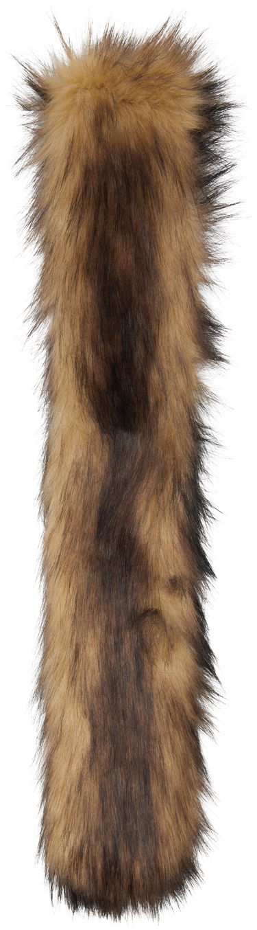 Šala Simone Rocha Simone Rocha Slim Faux Fur Scarf Rjava | 1036 1255, 0