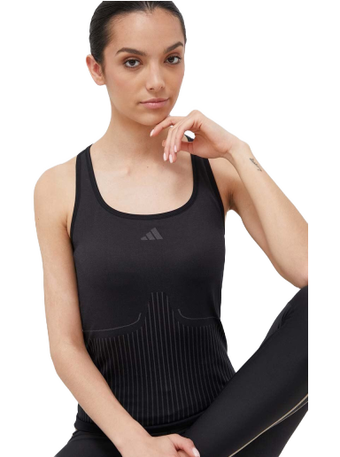 Majica brez rokavov adidas Performance AEROKNIT Tank Top Črna | IB0693