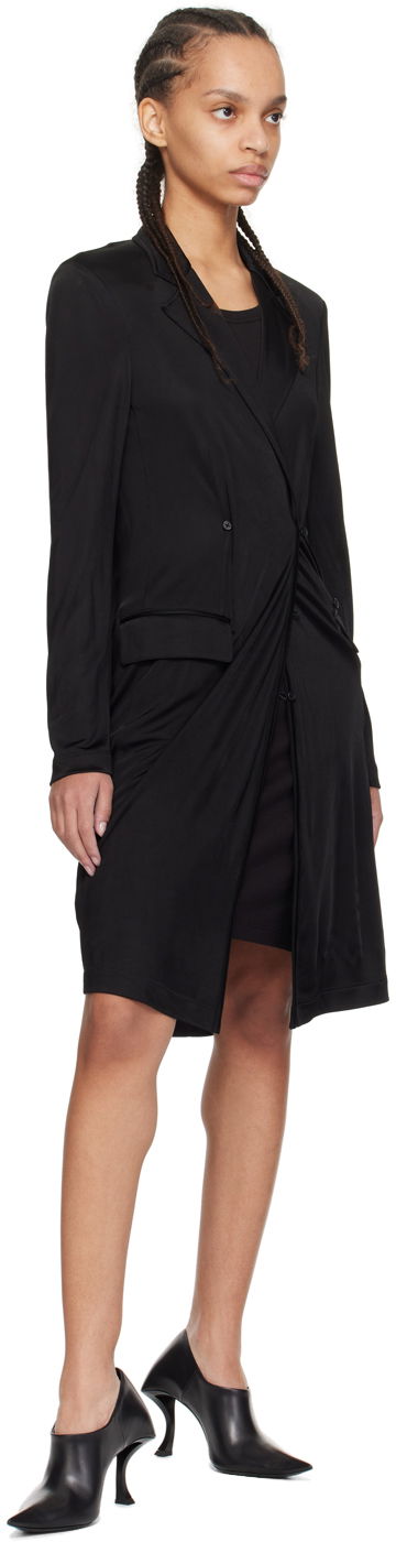 Obleke Helmut Lang Helmut Lang Classic Double-Breasted Coat Črna | O02HW401, 3