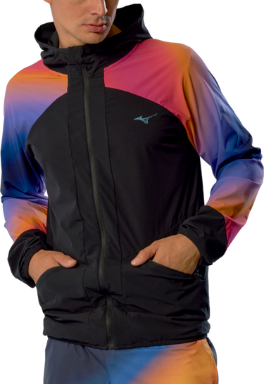 Jakna Mizuno Mizuno Active Alpha Hanabi Hooded Jacket Večbarvna | j2gec503-97, 0