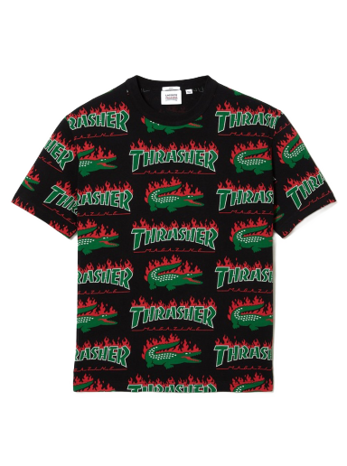 Majica Lacoste x Thrasher Oversized T-Shirt Črna | TH7107L-031