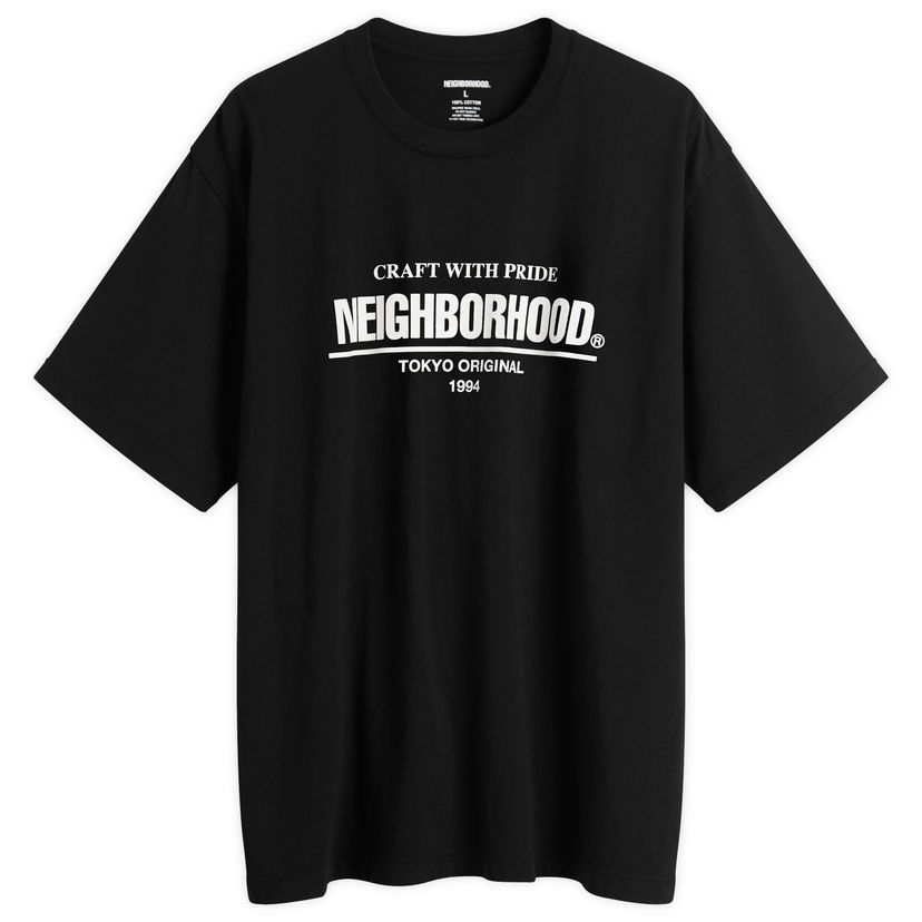 Majica Neighborhood Classic Logo T-Shirt Črna | 252PCNH-ST01-BLK