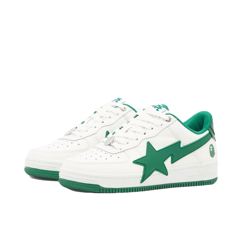 Superge in čevlji BAPE A Bathing Ape Bape Sta OS in Green, Size UK 10 | END. Clothing Bela | 001FWK201314M-GRN