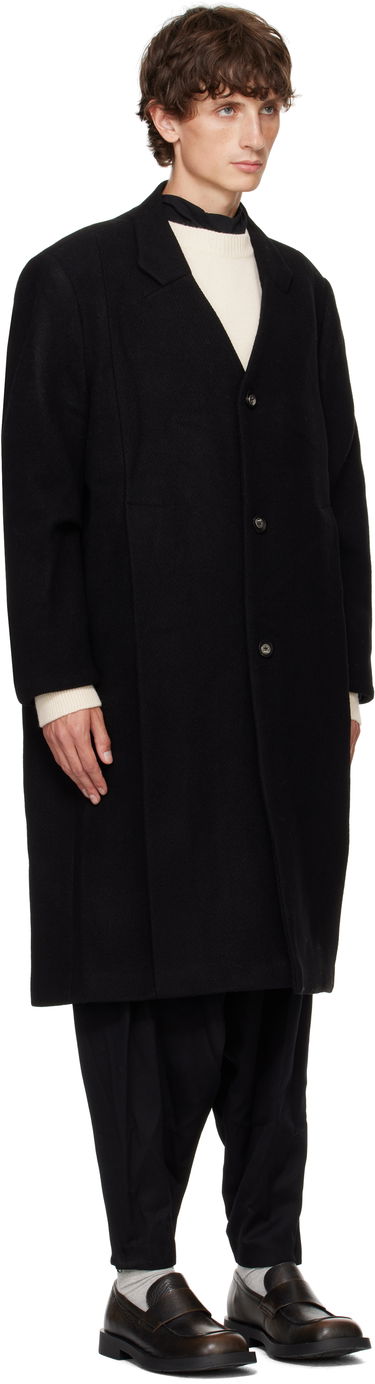 Plašči ADER ERROR Pleated Long Coat Črna | BN01FWCT0101BK, 1