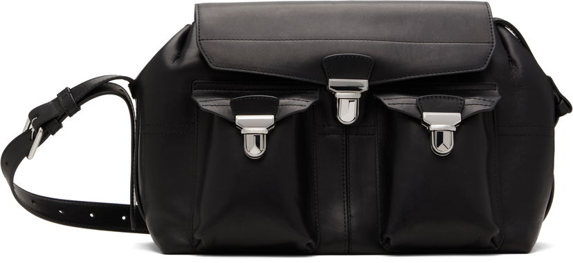 Torba za čez ramo LEMAIRE Lemaire Medium Gear Bag Črna | BG0096 LL0122