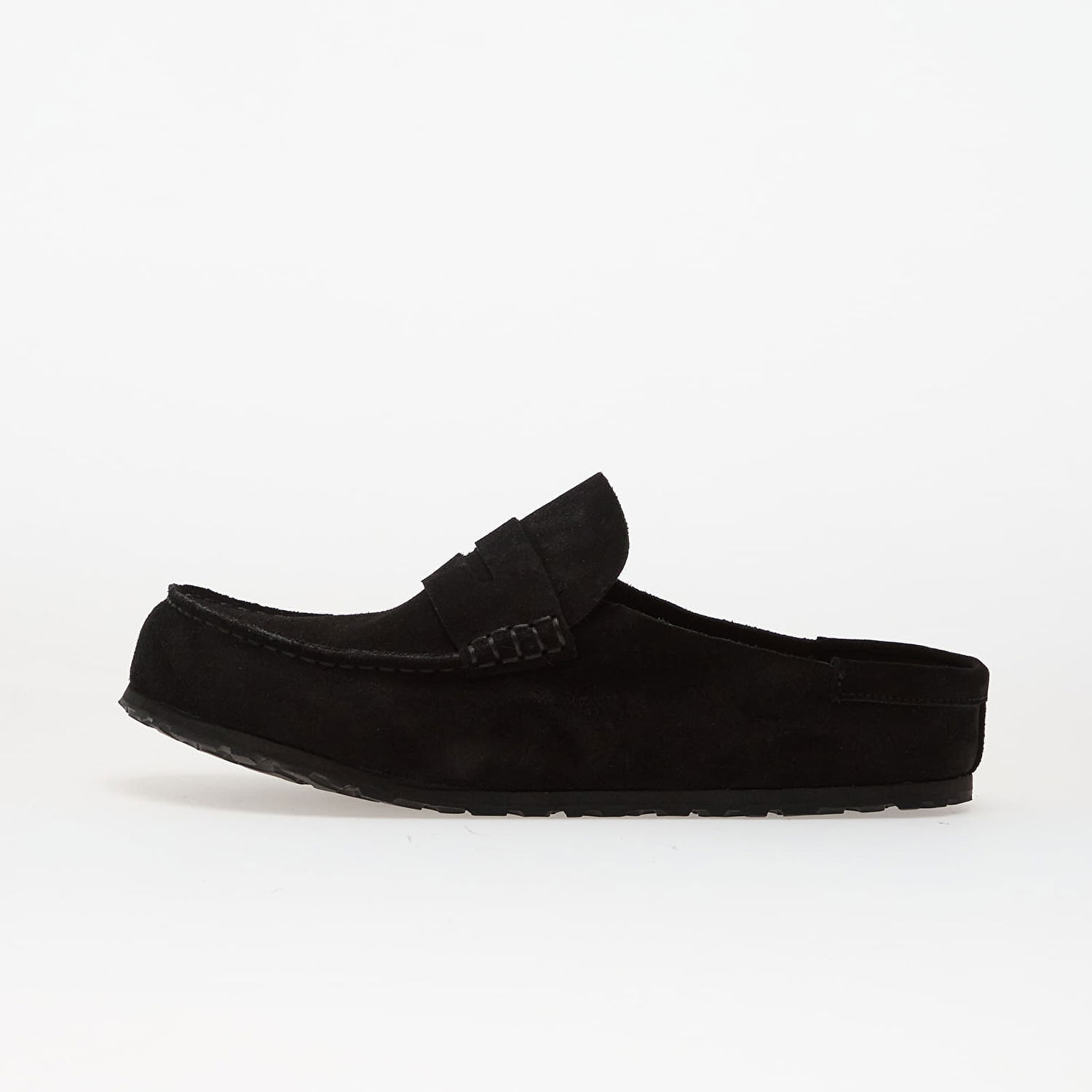 Superge in čevlji Birkenstock Birkenstock Naples Wrapped Suede Leather Mules Črna | 1030795, 0
