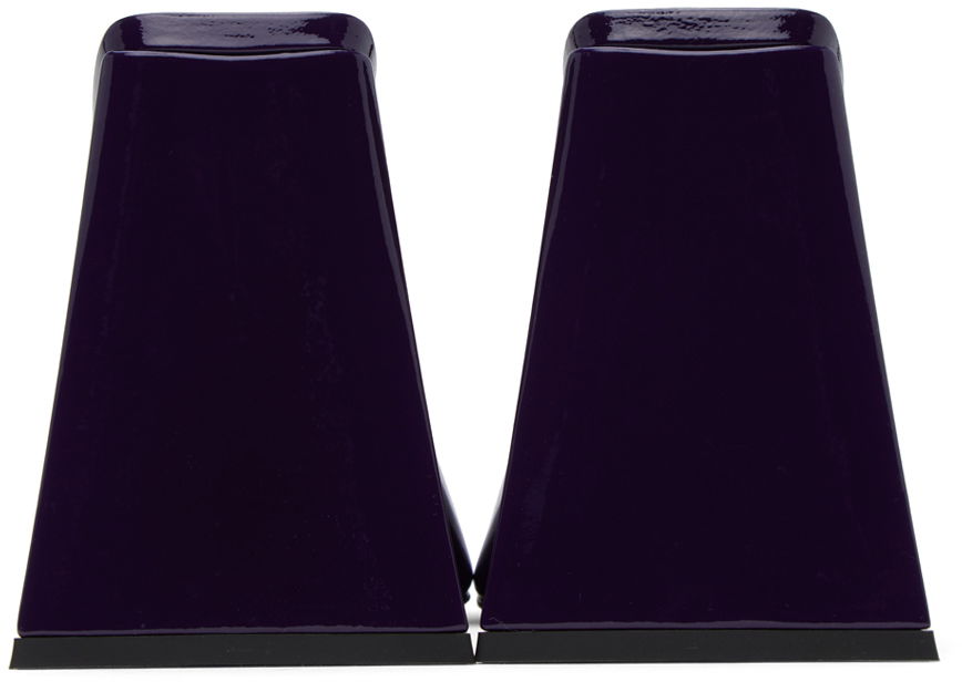 Modni dodatki The Attico Attico Devon Patent Leather Heeled Mules Lila | 241WS000 L002, 1