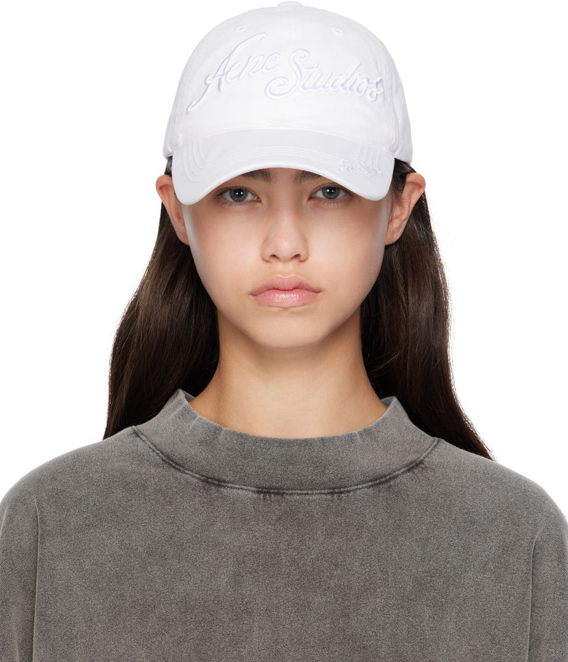 Kapa Acne Studios Logo Cap Bela | C40416-