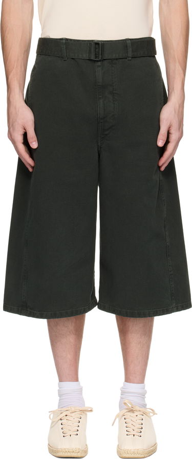 Kratke hlače LEMAIRE Lemaire Twisted Denim Shorts Zelena | PA1107 LD1039, 0