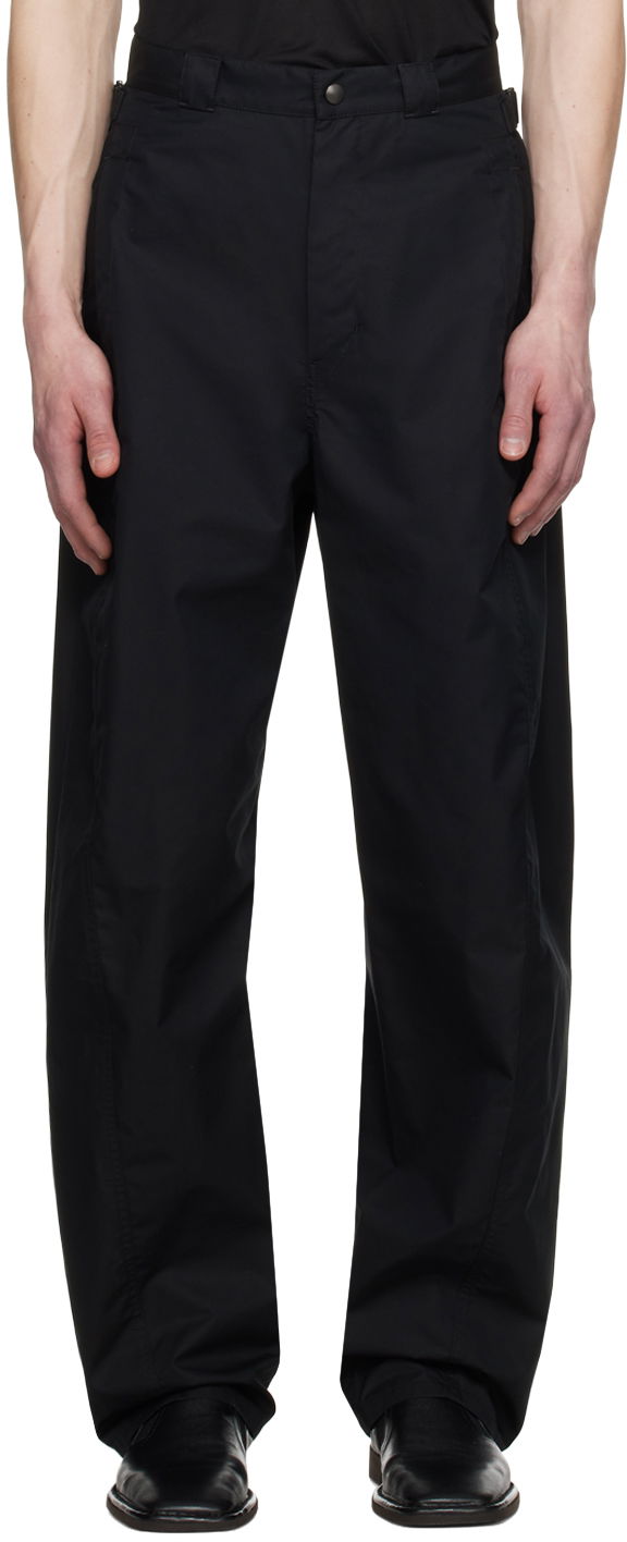 Hlače LEMAIRE Lemaire 3D Trousers Črna | PA1091 LF1226