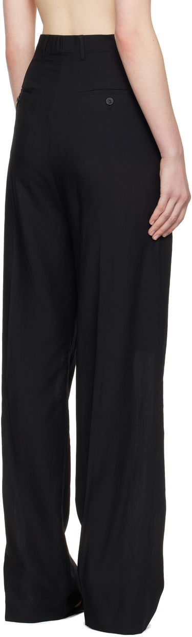 Hlače Rick Owens Rick Owens Hollywood Mastadon Trousers Črna | RP01E7352 WG, 2