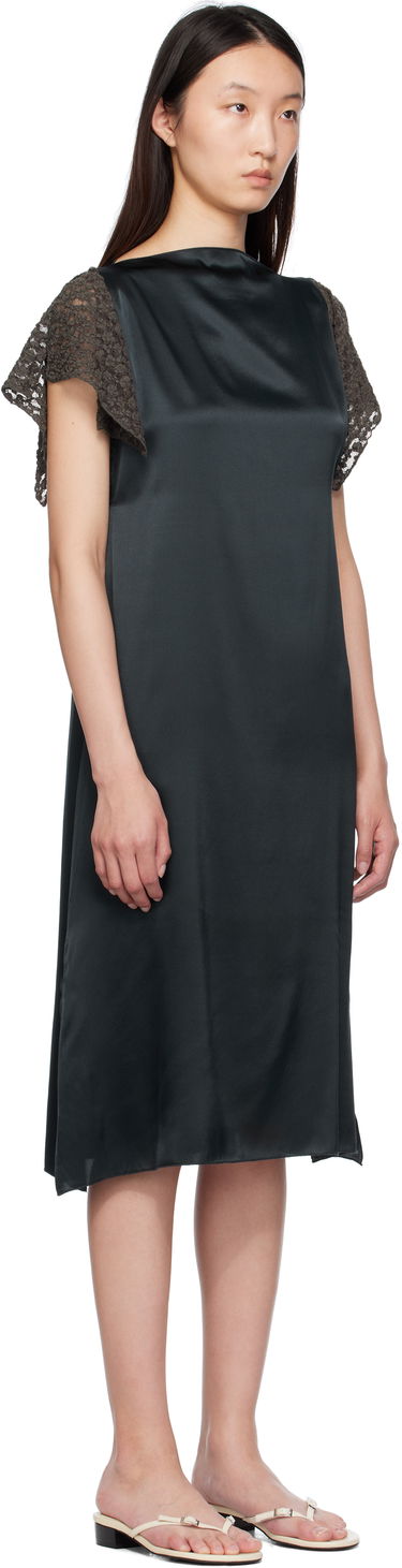 Obleke Baserange Baserange Olin Midi Dress Zelena | DROL-SS-SU25, 1