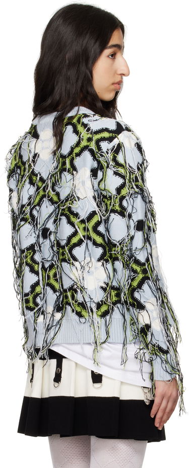 Pleteni pulover Charles Jeffrey Loverboy Charles Jeffrey LOVERBOY Guddle Knit Cardigan Modra | 54090501, 2