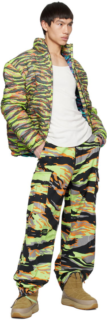 Puhovka ERL ERL Camo Down Jacket Zelena | ERL06C003, 3