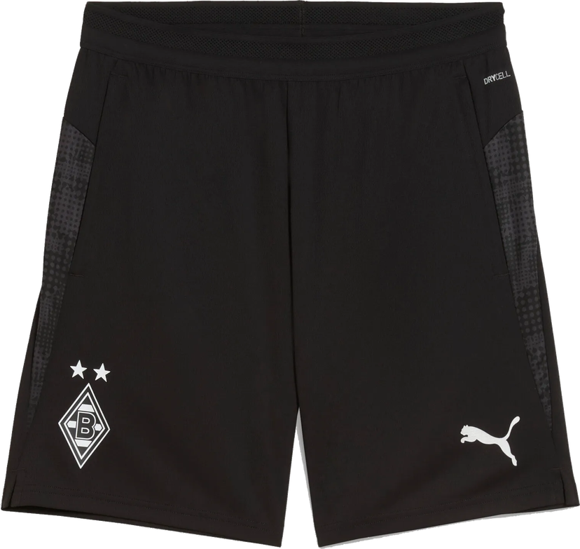 Kratke hlače Puma Borussia Mönchengladbach Training Shorts with Pockets 2025/26 Črna | 781475-07