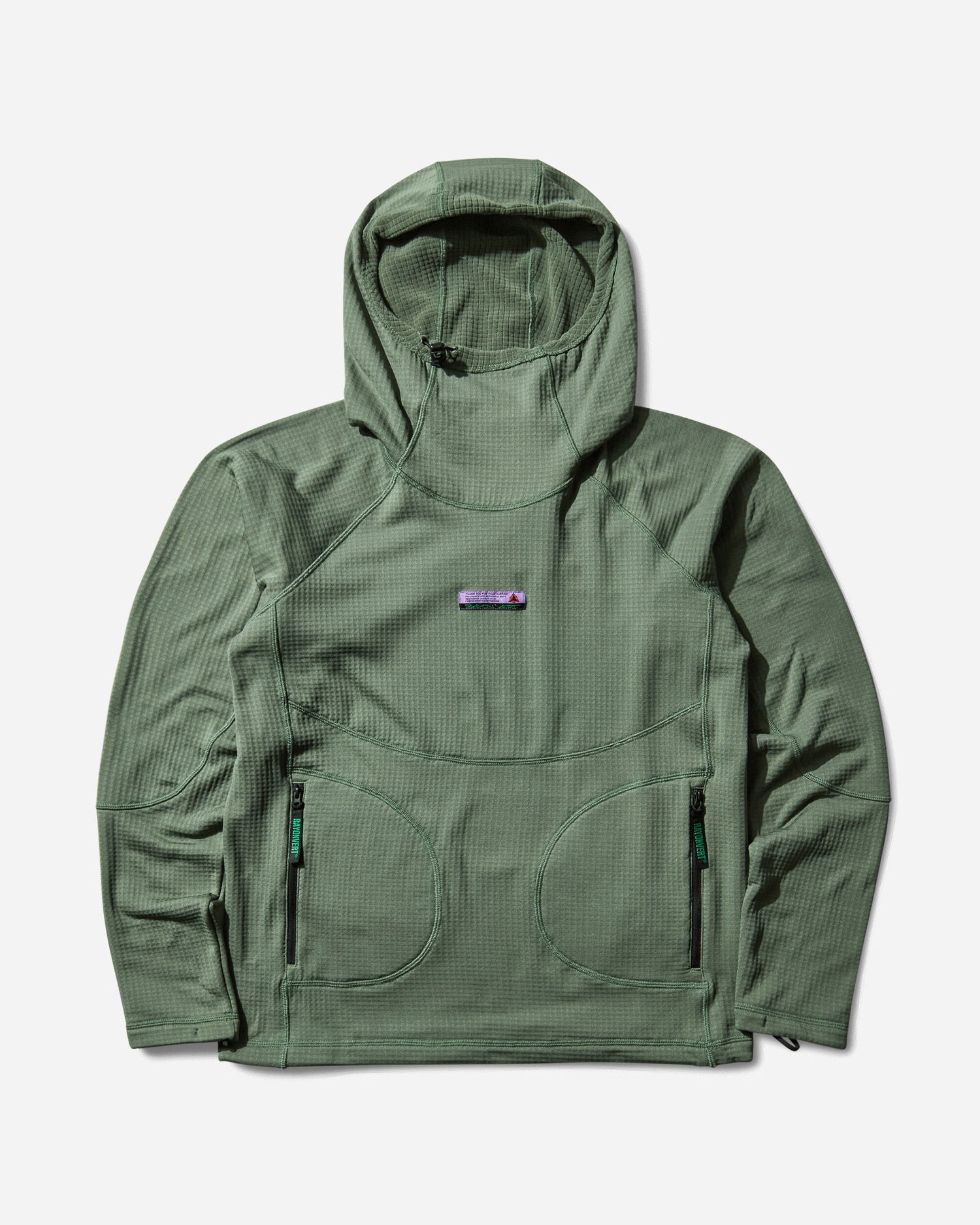 Pulover Rayon Vert Oasis Fleece Hoodie Zelena | S5RVSH01 GREEN, 1