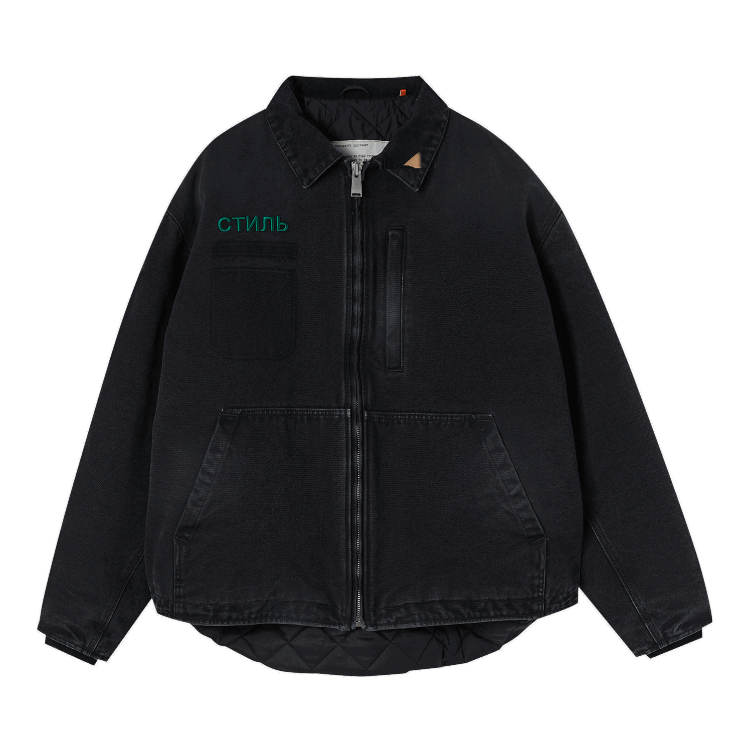 Jakna HERON PRESTON CTNMB Canvas Pockets Jacket Črna | HMEA062F22FAB0011057, 0