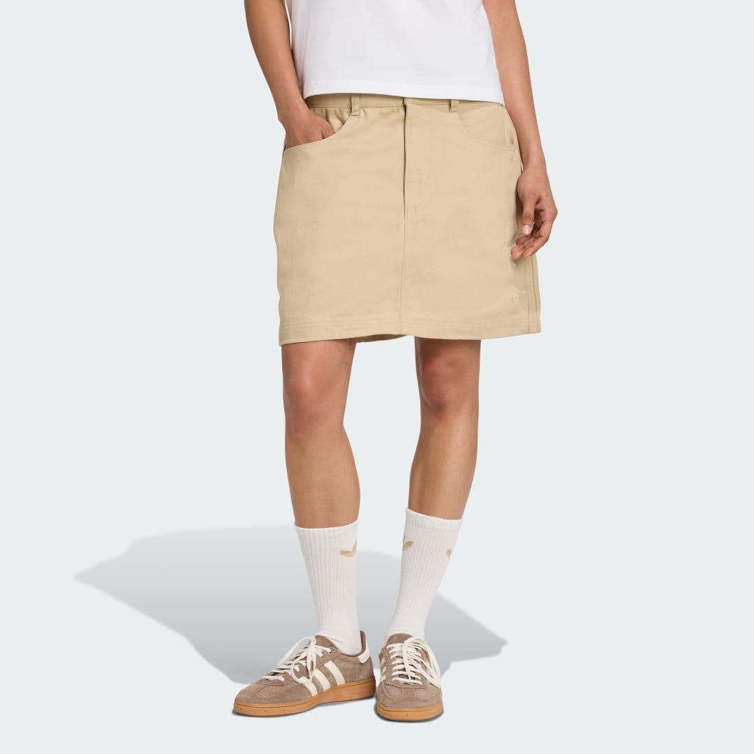 Krila adidas Performance Firebird Utility Mini Skirt Bež | JX8761, 0