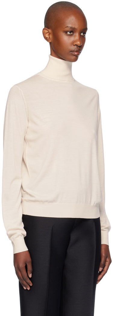 Pleteni pulover The Row The Row Heva Turtleneck Bež | 8280-Y590, 1