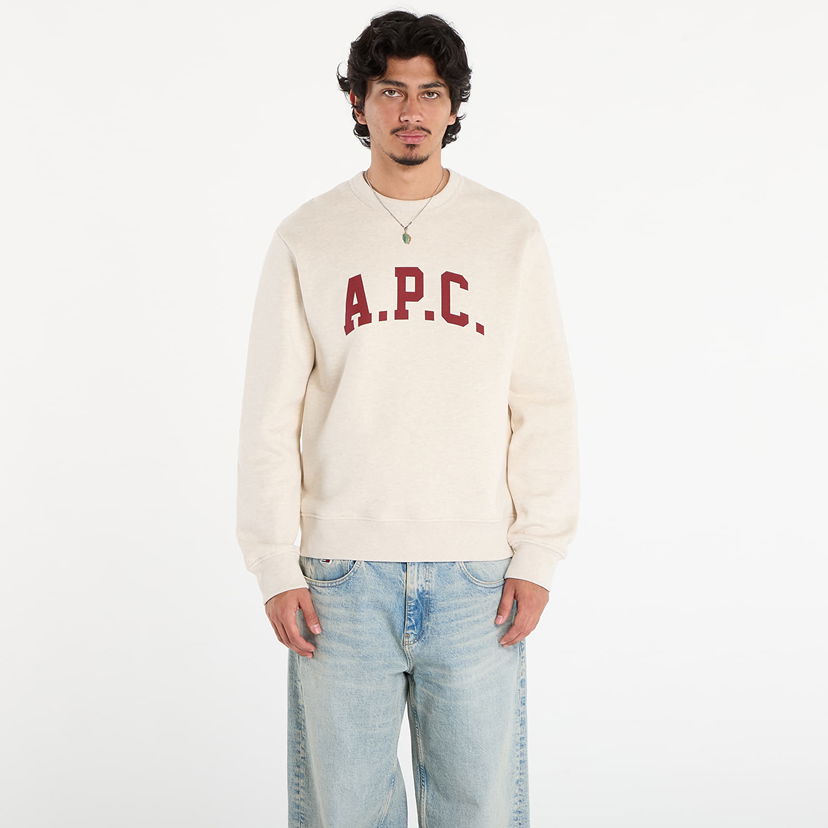 Pulover A.P.C. A.P.C. Harris Sweatshirt XXL Bež | COHBR-H37012 APG