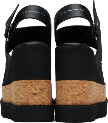 Superge in čevlji Stella McCartney Elyse Alter Mat Platform Wedges Črna | 810392AP00P0, 1