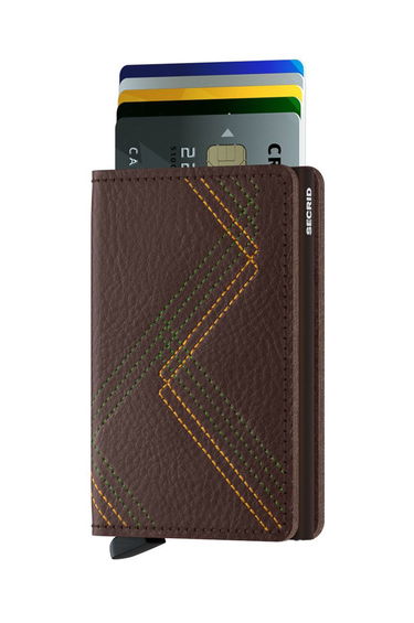 Denarnica Secrid Leather Wallet Rjava | SSt.LineaEspresso, 0