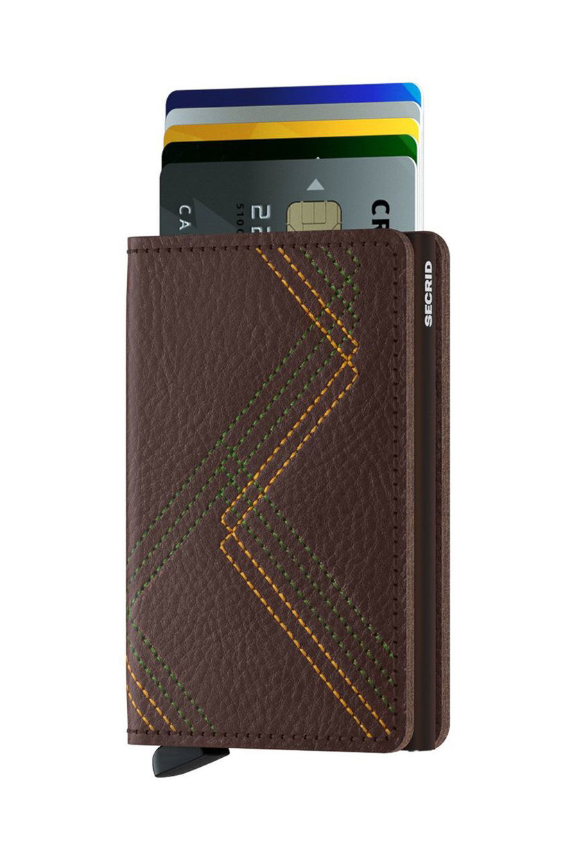 Denarnica Secrid Leather Wallet Rjava | SSt.LineaEspresso