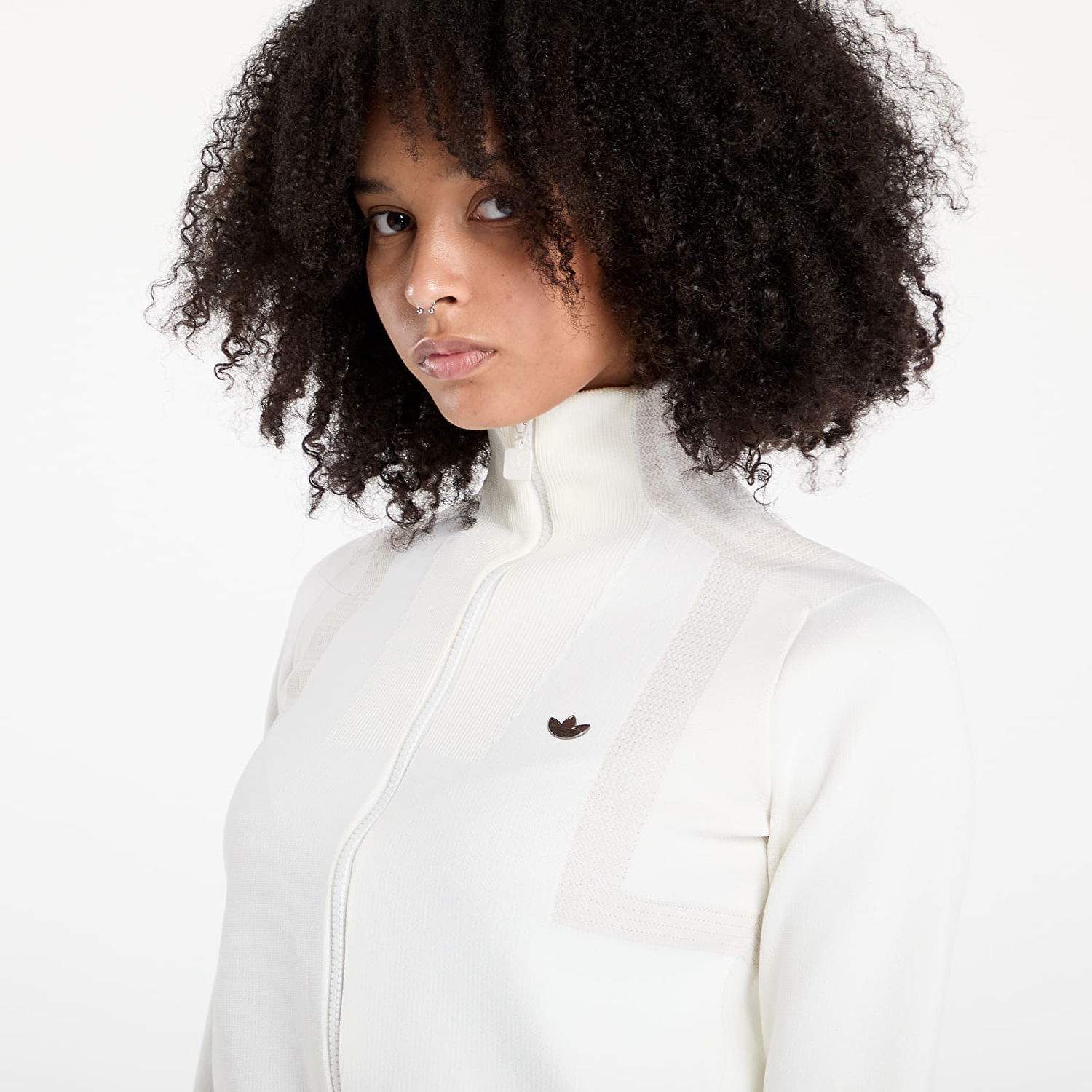 Jakna adidas Performance Knit Track Top Bela | JW7312, 1