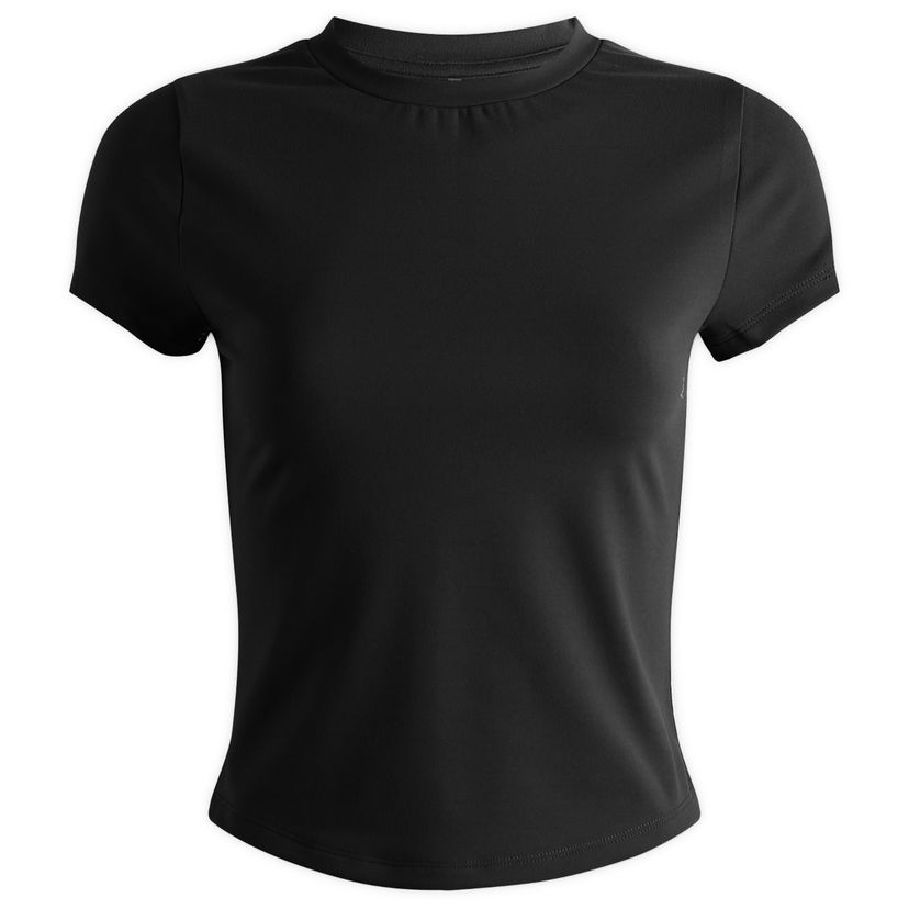 Krop-top Represent Clo Scoop Hem Baby T-Shirt, Size Large Črna | OCW41388-01